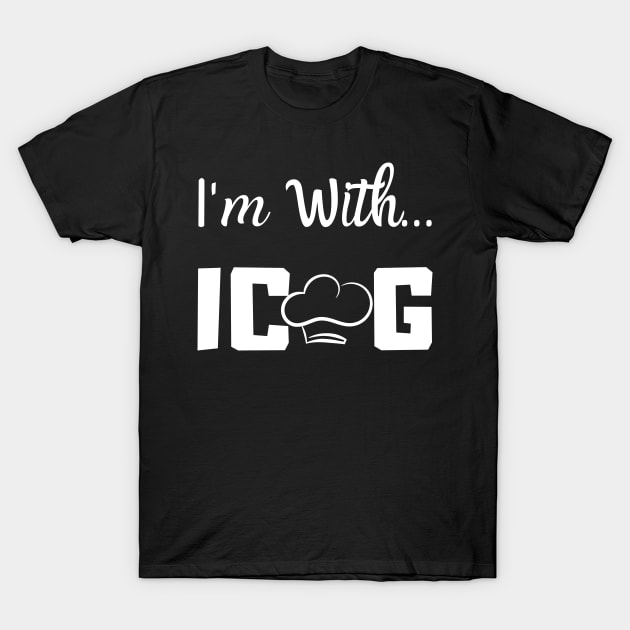 Im With ICAG - White, Iron Chef Alex Guarnaschelli T-Shirt by Giftadism